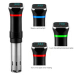 Niedertemperatur-Sous-Vide-Gerät mit Vakuum-Steak-Maschine, aufgetaut, UK-Stecker, US-Stecker, EU-Stecker