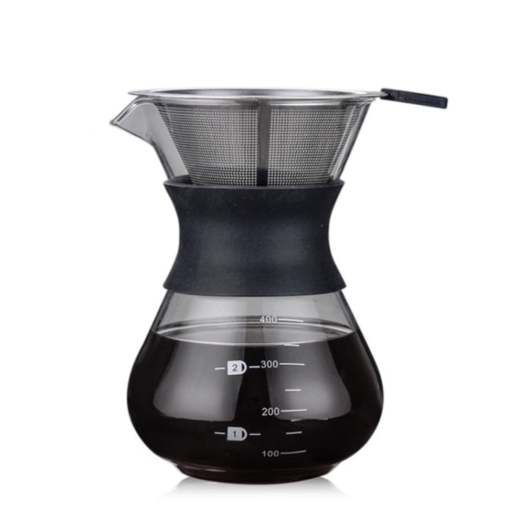 Hitzebeständige Kaffeemaschine, 200ml mit Sieb, 400ml mit Sieb, 200ml ohne Sieb, 400ml ohne Sieb