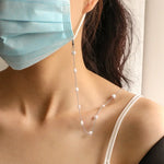 Masken-Schlüsselband, Liebe Perle Anti-Verlust Masken-Schlüsselband, Umhänge-Brillenkette, Liebe Perle Kette