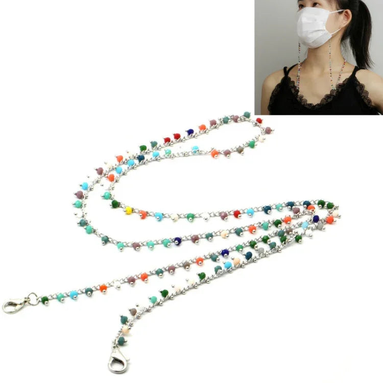 Maskenband Handgemachte Kette Maske Anti-Verlust Brillenband