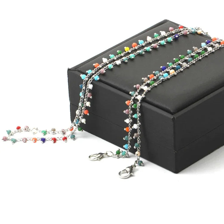 Maskenband Handgemachte Kette Maske Anti-Verlust Brillenband