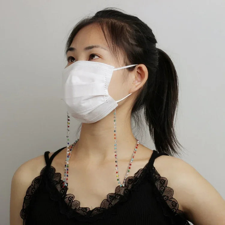 Maskenband Handgemachte Kette Maske Anti-Verlust Brillenband