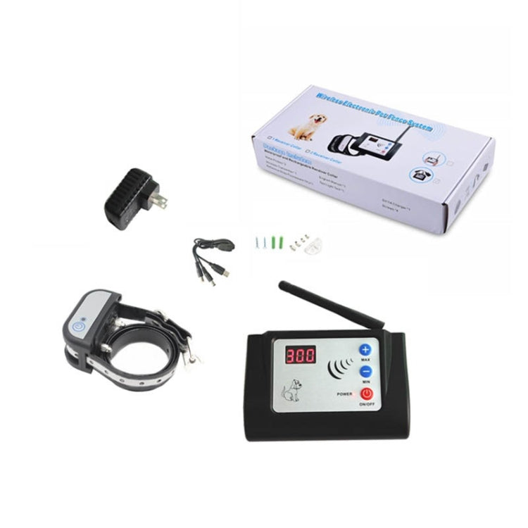 Intelligenter, kabelloser Haustierzaun mit 300 Metern Reichweite, wasserdichtem Halsband und reflektierendem Garn für den Schutzzaun (450 g, 570 g, 685 g).