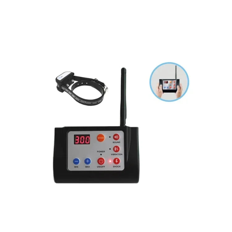 2-in-1 Smart Wireless Waterproof Zaunfernbedienung Hundetrainer mit Halsband, 420G, 580G, 700G