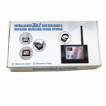 2-in-1 Smart Wireless Waterproof Zaunfernbedienung Hundetrainer mit Halsband, 420G, 580G, 700G