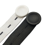 Masken Haken Verstellbare Schnalle Ohrenschützende Maske Anti-Squeeze Ohr Lanyard Verlängerung Ohrseil, Weiß, Schwarz