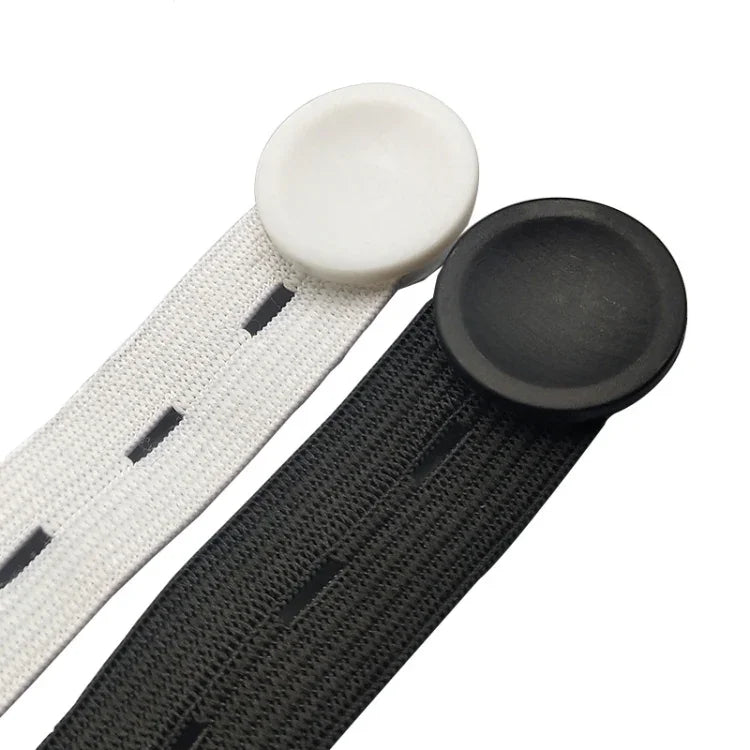 Masken Haken Verstellbare Schnalle Ohrenschützende Maske Anti-Squeeze Ohr Lanyard Verlängerung Ohrseil, Weiß, Schwarz