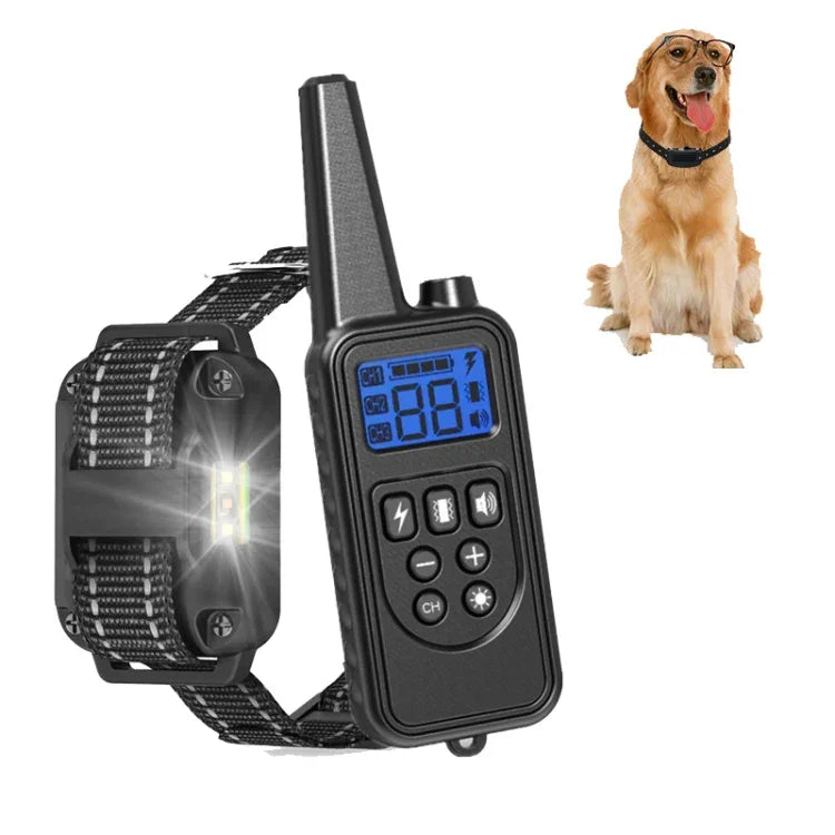 Bellstopper Hundehalsband mit Fernbedienung, Hundeerziehungsgerät, 880-1 Schwarz, 880-1 Grün, 880-2, 880-3