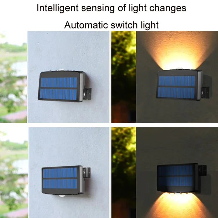 Infrarot-Sensor Wasserdichte Solar-Wandleuchte ohne Erdungsstecker, Weißlicht ohne Erdungsstecker, Warmlicht ohne Erdungsstecker, RGB ohne Erdungsstecker