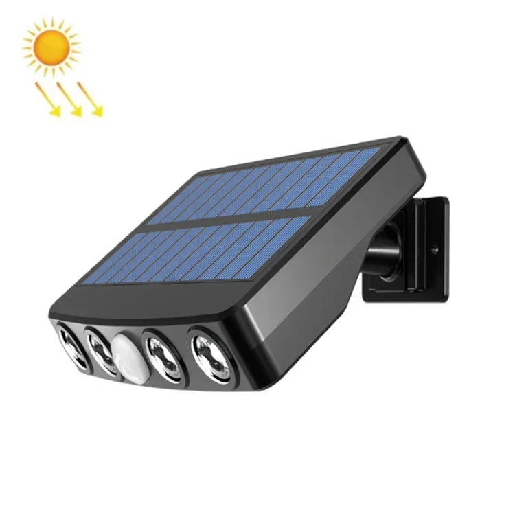 Infrarot-Sensor Wasserdichte Solar-Wandleuchte ohne Erdungsstecker, Weißlicht ohne Erdungsstecker, Warmlicht ohne Erdungsstecker, RGB ohne Erdungsstecker