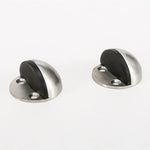 2pcs/pack Stainless Steel Door Stop Free Punch Door Top Cabinet Hardware Accessories, Door Stop Free Punch