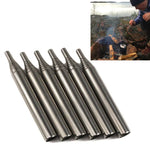 Camping Survival Feuerblasrohr Notfall-Feuerstarter Ausziehbares Blasrohr, 8 Abschnitte