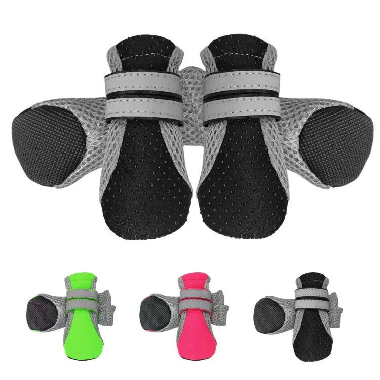 4-in-1-Haustierschuhe, Hundeschuhe, Laufschuhe für kleine Hunde, Haustierbedarf, Größen: S, M, L, XL