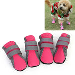 4-in-1-Haustierschuhe, Hundeschuhe, Laufschuhe für kleine Hunde, Haustierbedarf, Größen: S, M, L, XL