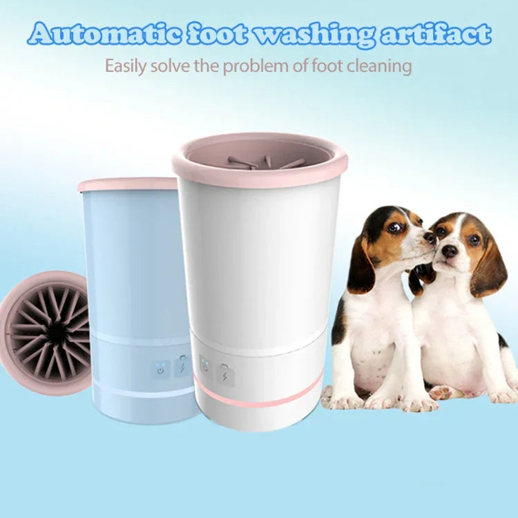Haustier Automatische Fußwaschschale Katzen Hunde Extremitäten Reinigungsartefakt, S 6-11cm, L 14-19cm, M 10-14cm