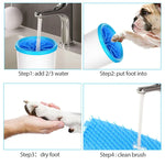 Haustier Automatische Fußwaschschale Katzen Hunde Extremitäten Reinigungsartefakt, S 6-11cm, L 14-19cm, M 10-14cm