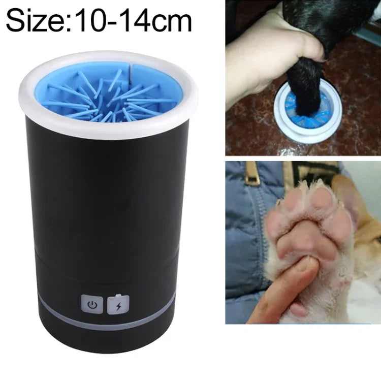 Haustier Automatische Fußwaschschale Katzen Hunde Extremitäten Reinigungsartefakt, S 6-11cm, L 14-19cm, M 10-14cm