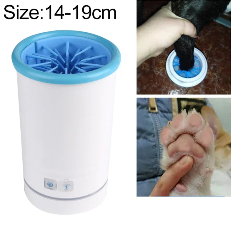 Haustier Automatische Fußwaschschale Katzen Hunde Extremitäten Reinigungsartefakt, S 6-11cm, L 14-19cm, M 10-14cm