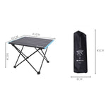 Outdoor-Klapptisch aus Aluminiumlegierung Camping Picknick Klapptisch Grilltisch Stand Kleiner Esstisch, Klein, Mittel, Groß