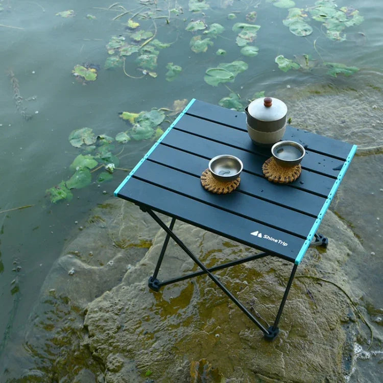 Outdoor-Klapptisch aus Aluminiumlegierung Camping Picknick Klapptisch Grilltisch Stand Kleiner Esstisch, Klein, Mittel, Groß