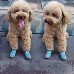 4 PCS / Set Breathable Non-slip Wear-resistant Dog Shoes Pet Supplies, 2.8x3.5cm, 3.3x4cm, 3.8x4.3cm, 4.3x4.8cm, 4.8x5.3cm