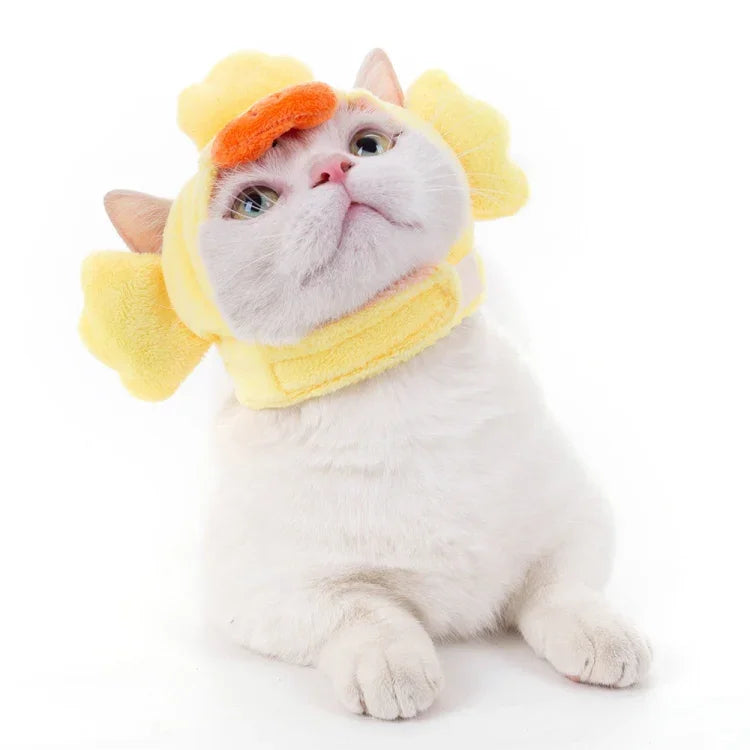 Weiche Katzen-Kopfbedeckung, Katzen-Hunde-Mütze, XS, S, M, L