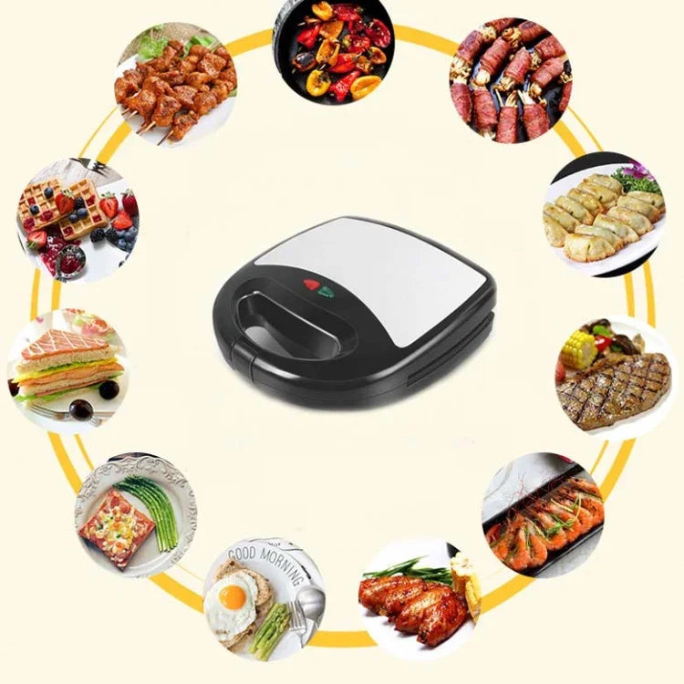 3-in-1-Sandwichmaker, Multifunktions-Waffeleisen, Panini-Frühstücksmaker, EU-Stecker, 3-in-1-Sandwichmaker