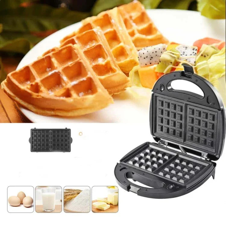 3-in-1-Sandwichmaker, Multifunktions-Waffeleisen, Panini-Frühstücksmaker, EU-Stecker, 3-in-1-Sandwichmaker