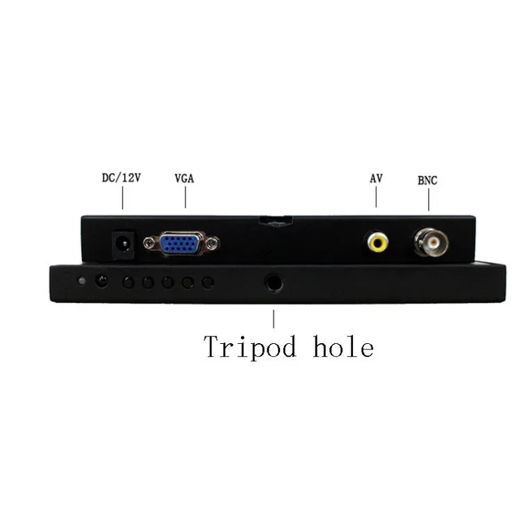 ZGYNK B1042 Tragbarer hochauflösender Metall-Computermonitor, 7 Zoll VGA AV HDMI BNC, 9,7 Zoll VGA AV HDMI BNC, 10,1 Zoll VGA AV HDMI BNC, 12 Zoll VGA AV HDMI BNC, 12,5 Zoll VGA AV HDMI BNC