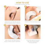 Wimpernpads aus Papier, Augenpads, Wimpernverlängerungs-Pads aus Papier, Augenpads, Klebepads, Make-up-Werkzeuge