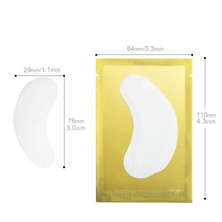 Wimpernpads aus Papier, Augenpads, Wimpernverlängerungs-Pads aus Papier, Augenpads, Klebepads, Make-up-Werkzeuge