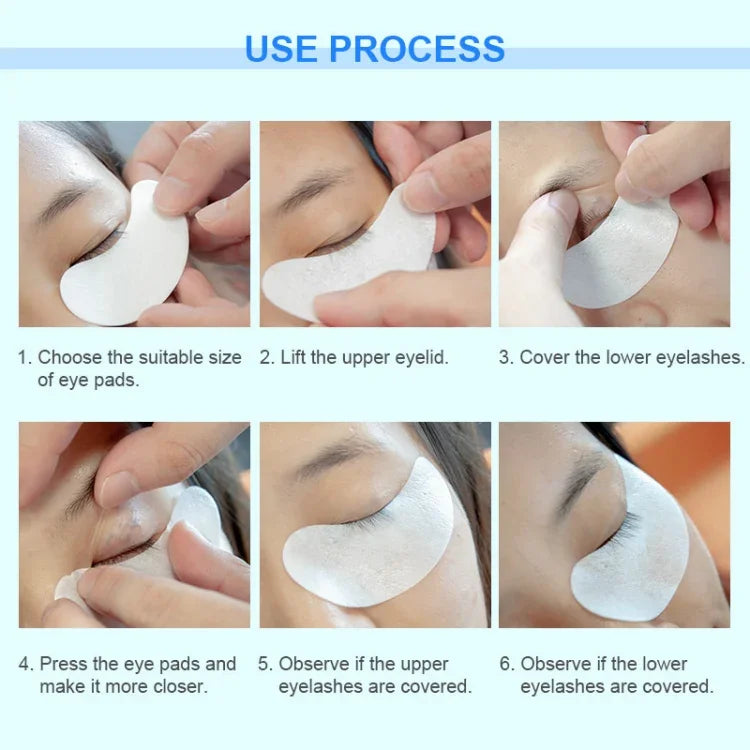 Wimpernpads aus Papier, Augenpads, Wimpernverlängerungs-Pads aus Papier, Augenpads, Klebepads, Make-up-Werkzeuge