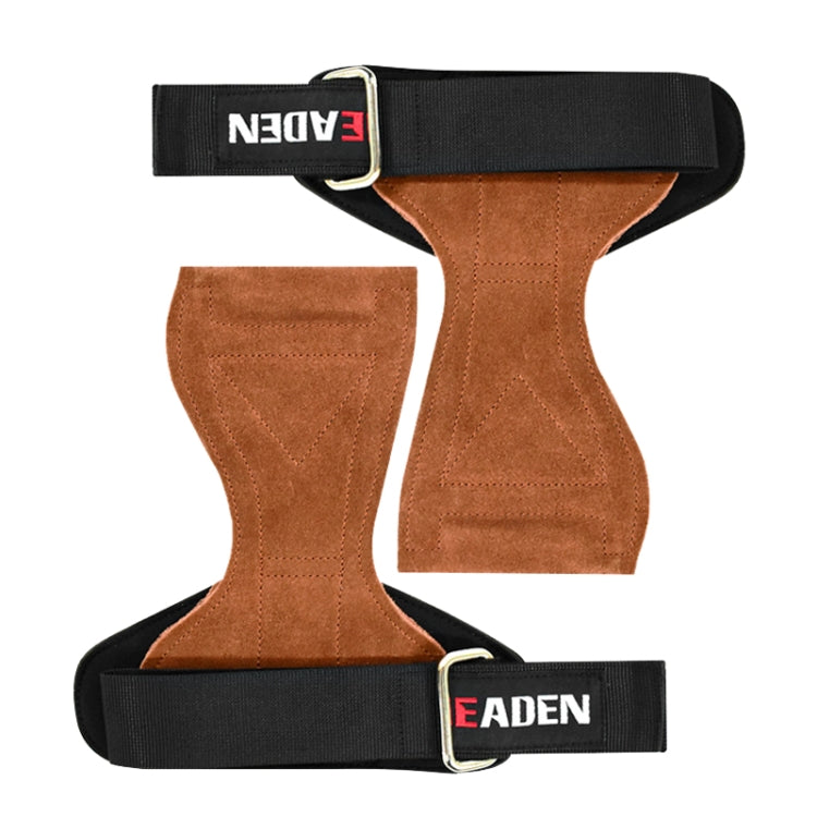 EADEN Klimmzug-Booster-Handschuhe Horizontalstange Rutschfester Handgelenk-Hilfsgurt Fitness-Armschutz, S, M