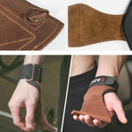 EADEN Klimmzug-Booster-Handschuhe Horizontalstange Rutschfester Handgelenk-Hilfsgurt Fitness-Armschutz, S, M