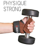 EADEN Klimmzug-Booster-Handschuhe Horizontalstange Rutschfester Handgelenk-Hilfsgurt Fitness-Armschutz, S, M