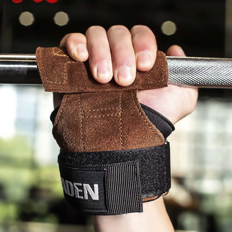 EADEN Klimmzug-Booster-Handschuhe Horizontalstange Rutschfester Handgelenk-Hilfsgurt Fitness-Armschutz, S, M
