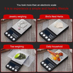 Hochpräzise elektronische Waage, Mini tragbare Schmuck-Medizinwaage, 500g/0,1g, 100g/0,01g, 200g/0,01g, 300g/0,01g, 500g/0,01g, 1000g/0,1g
