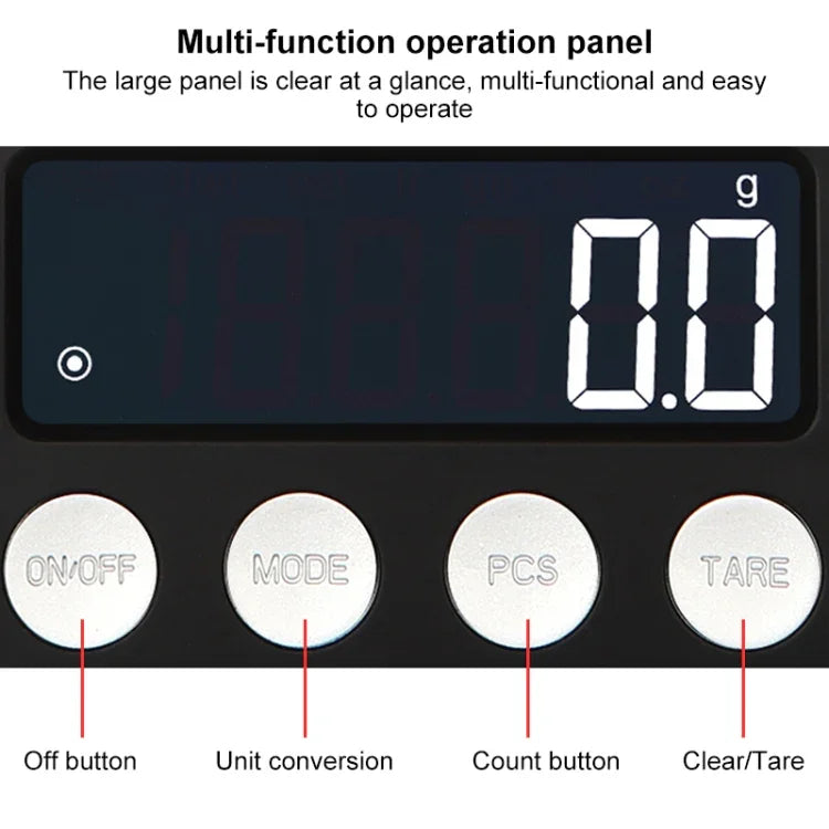 Hochpräzise elektronische Waage, Mini tragbare Schmuck-Medizinwaage, 500g/0,1g, 100g/0,01g, 200g/0,01g, 300g/0,01g, 500g/0,01g, 1000g/0,1g