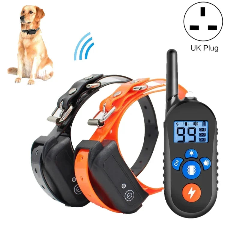 Elektronisches, wasserdichtes Hundehalsband mit 800 m Reichweite, elektrischer Antibellvorrichtung und Vibrationswarnung, Modell 556-1, 556-2, 556-3