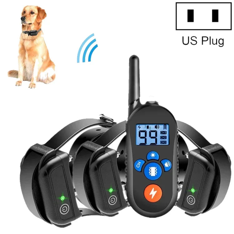 Elektronisches, wasserdichtes Hundehalsband mit 800 m Reichweite, elektrischer Antibellvorrichtung und Vibrationswarnung, Modell 556-1, 556-2, 556-3