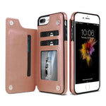 Retro PU Leather Case Multi Card Holders Phone Cases for iPhone 6 Plus & 6s Plus, iPhone 6 Plus, v