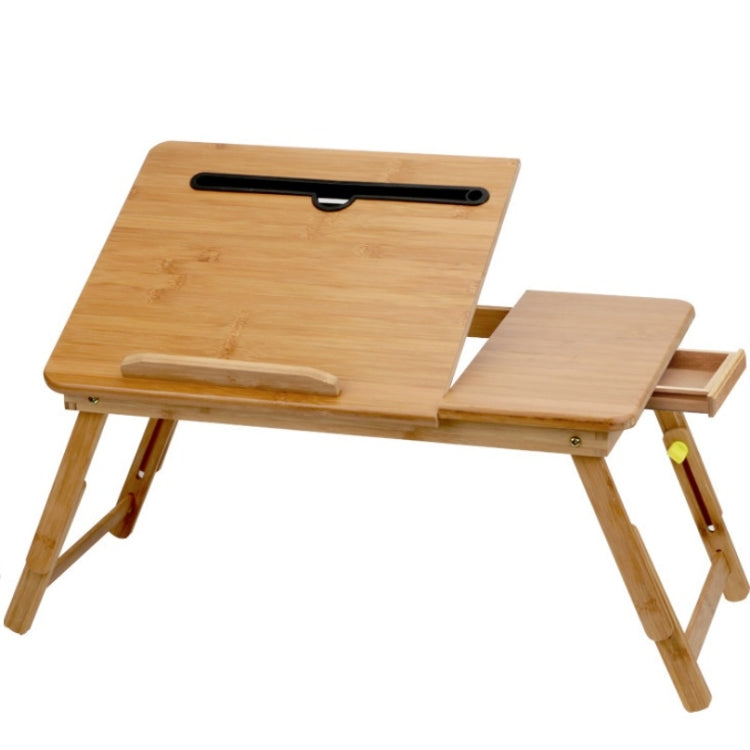 Klappbarer Laptop-Tisch mit Bettschlitz Hebetyp Fauler Computertisch, Klein (50cm) mit Schublade, Mittel (54cm) mit Schublade, Groß (72cm) mit Schublade