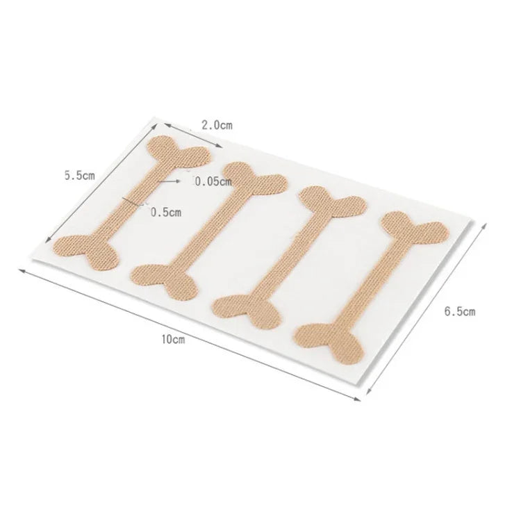 10 Sets gerolltes Nagelkorrekturband Zehennagelrillenband