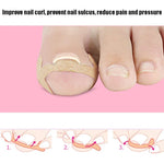 10 Sets gerolltes Nagelkorrekturband Zehennagelrillenband
