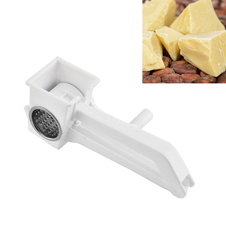 Käse-Handkurbelreibe, multifunktionale Kunststoffreibe, Handkurbelreibe