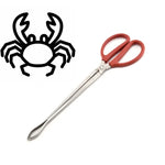 Krabbenschere Schlammschere Meereswerkzeug, 30cm gerade Zange, 38cm gerade Zange, 38cm gebogene Zange, 53cm gerade Zange, 53cm gebogene Zange