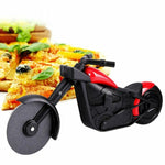 Edelstahl-Motorrad-Form Pizza-Schneider Rollschneider Pizza-Werkzeug, Motorrad