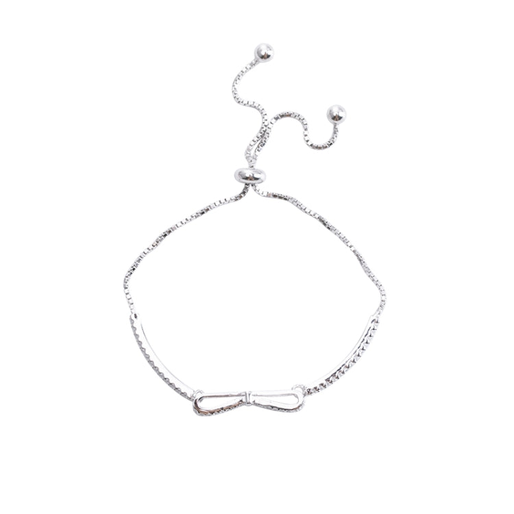 925 Sterlingsilber Armband Schleife Mädchen Stretcharmband