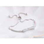 925 Sterlingsilber Armband Schleife Mädchen Stretcharmband