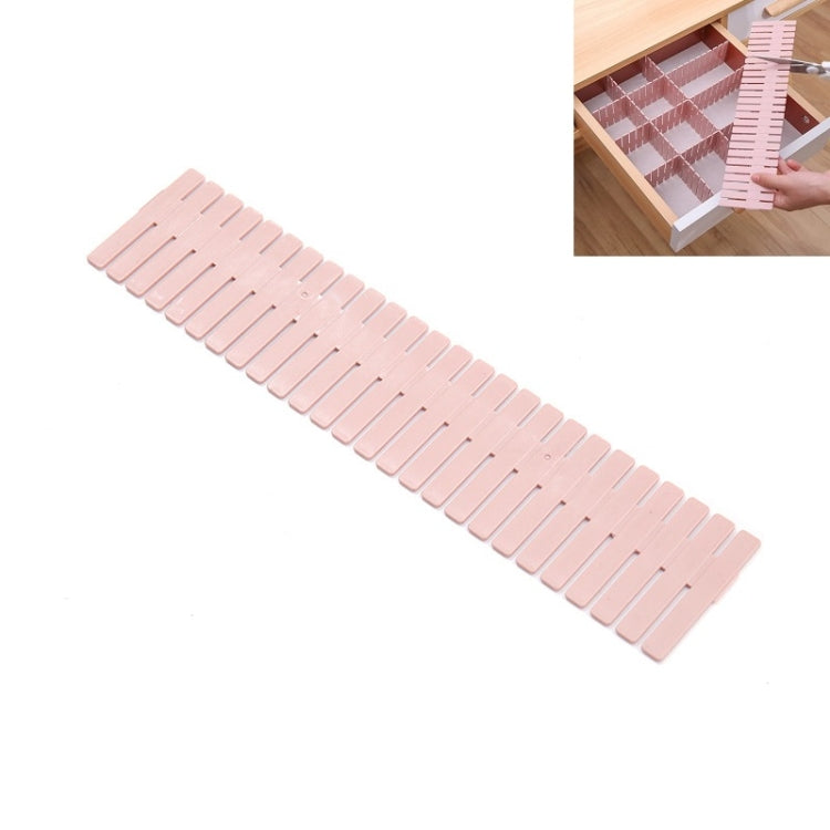 Kunststoff-Schubladenteiler, frei kombinierbares Klassifizierungs-Organizer-Board, 4 Stück/Packung, 37x7cm, 47x7cm